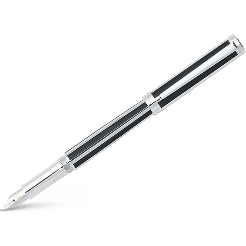 Sheaffer Intensity Fountain Pen - Jet Black Stripe- FINE - Pen Boutique Ltd