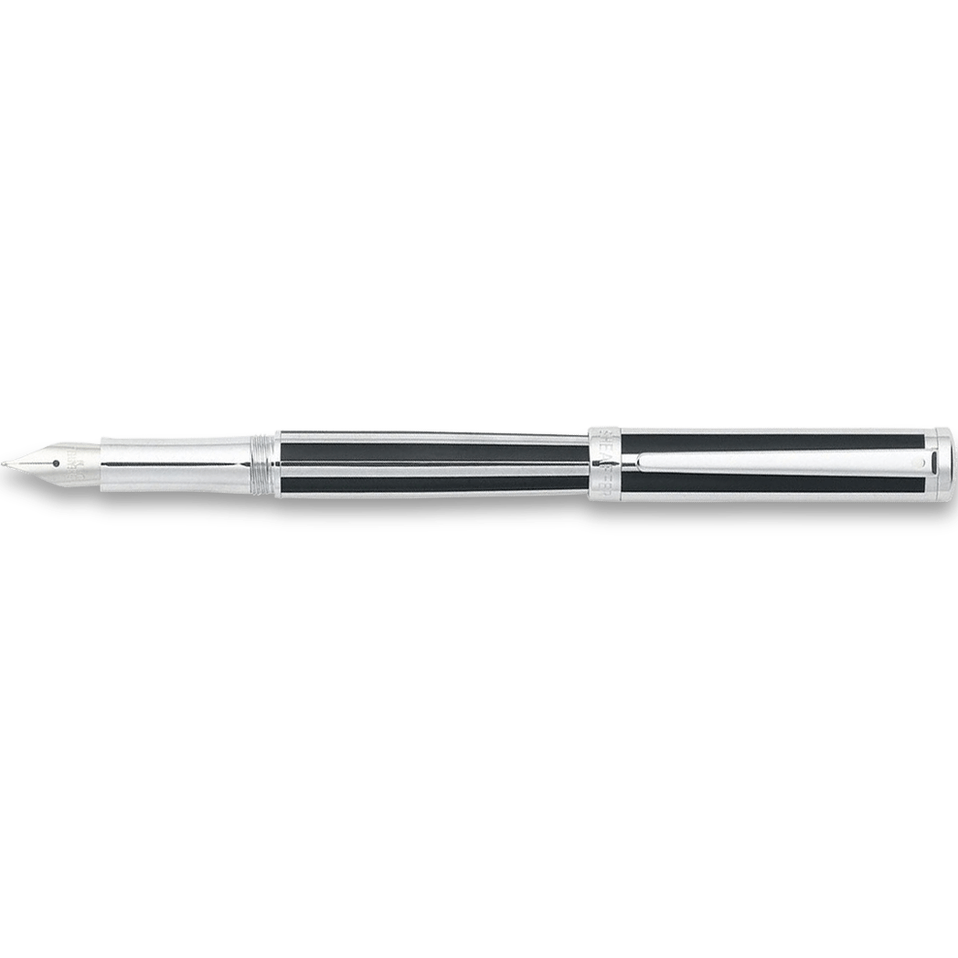 Sheaffer Intensity Fountain Pen - Jet Black Stripe- FINE - Pen Boutique Ltd