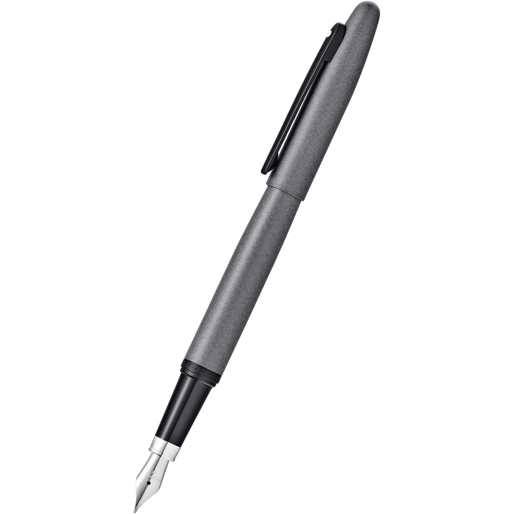 Sheaffer VFM Fountain Pen - Matte Gun Metal Gray - Black Trim - Pen Boutique Ltd