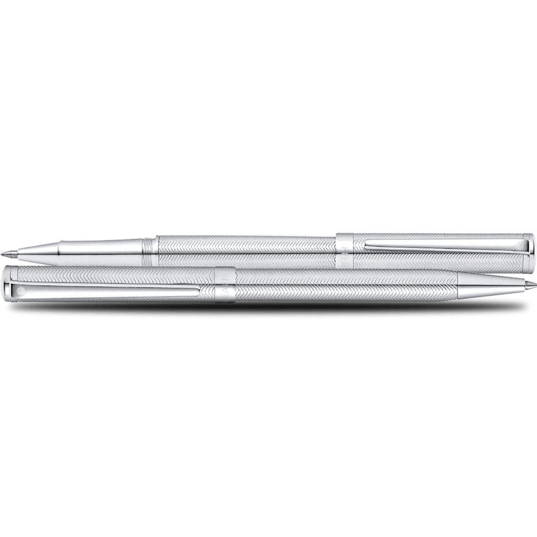 Sheaffer Intensity Ballpoint and Rollerball Pen Set - Chrome - Pen Boutique Ltd