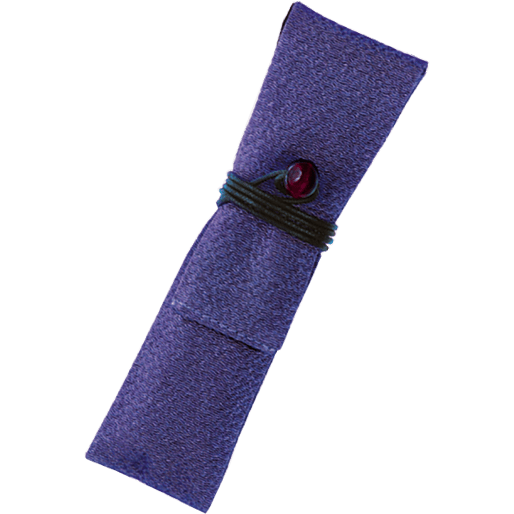 Taccia Kimono Single Pen Wrap - Chirimen Cobalt - Pen Boutique Ltd