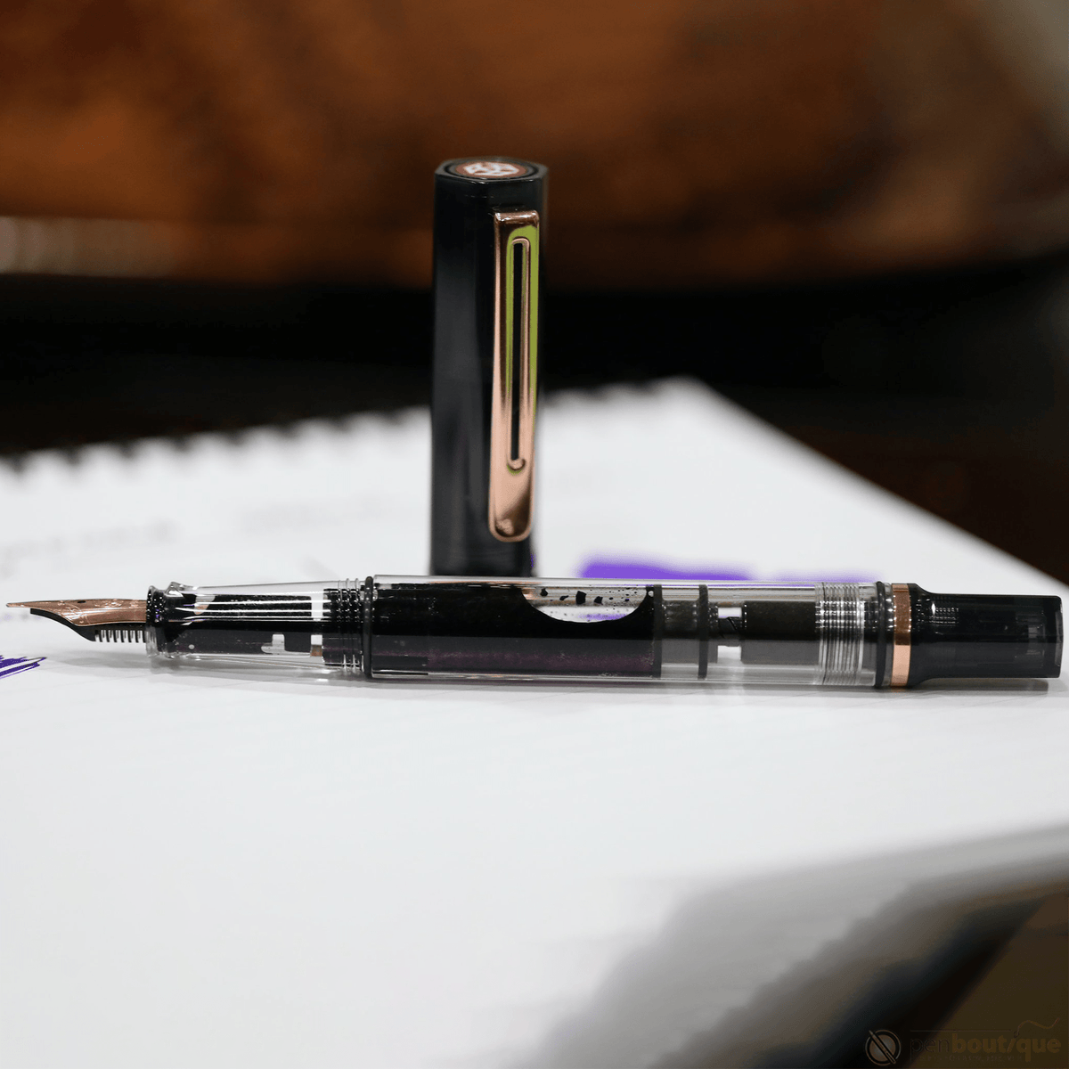 TWSBI Eco Fountain Pen - Smoke Rose Gold ( Special Edition) - Pen Boutique Ltd