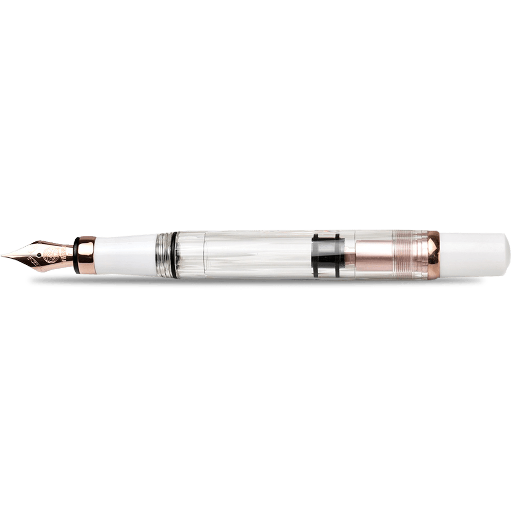 TWSBI Fountain Pen - Diamond 580 - White - Rose Gold II - Pen Boutique Ltd