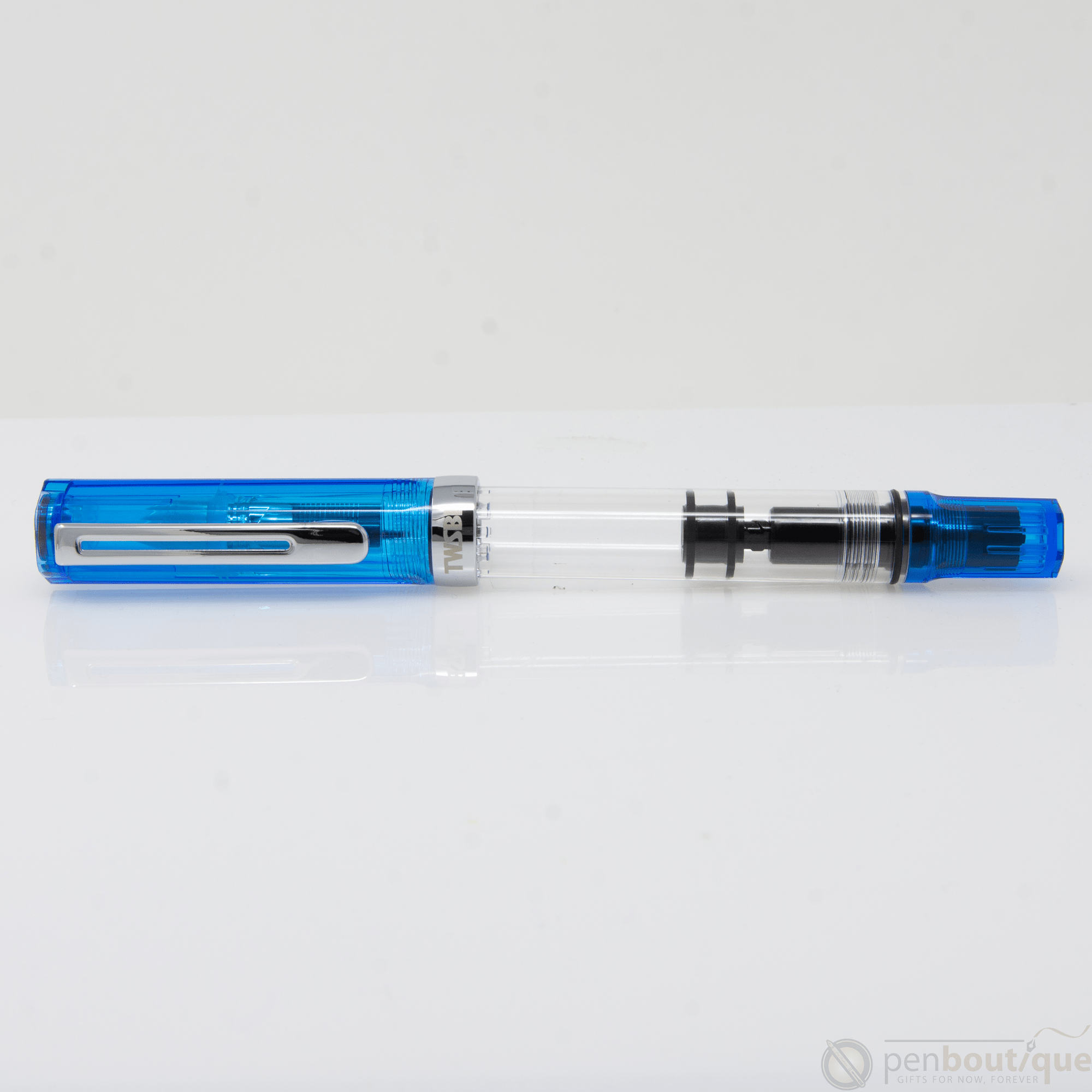 TWSBI Eco Fountain Pen - Transparent Blue - Pen Boutique Ltd