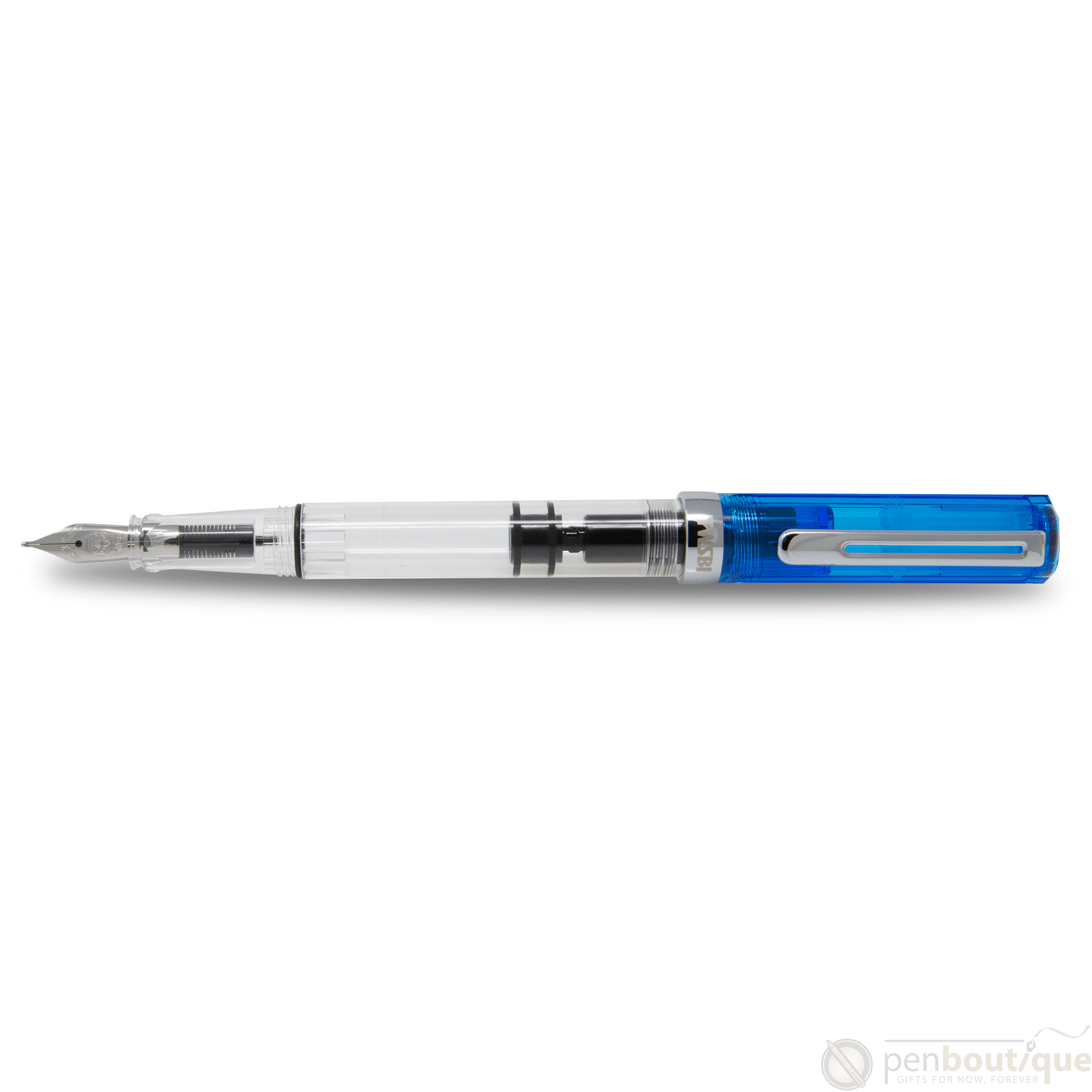 TWSBI Eco Fountain Pen - Transparent Blue - Pen Boutique Ltd