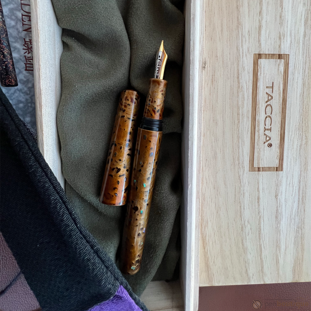 Taccia Reserve Raden Fountain Pen - Limited Edition - Autumn's Rustle-Pen Boutique Ltd