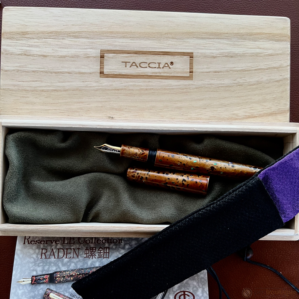 Taccia Reserve Raden Fountain Pen - Limited Edition - Autumn's Rustle-Pen Boutique Ltd