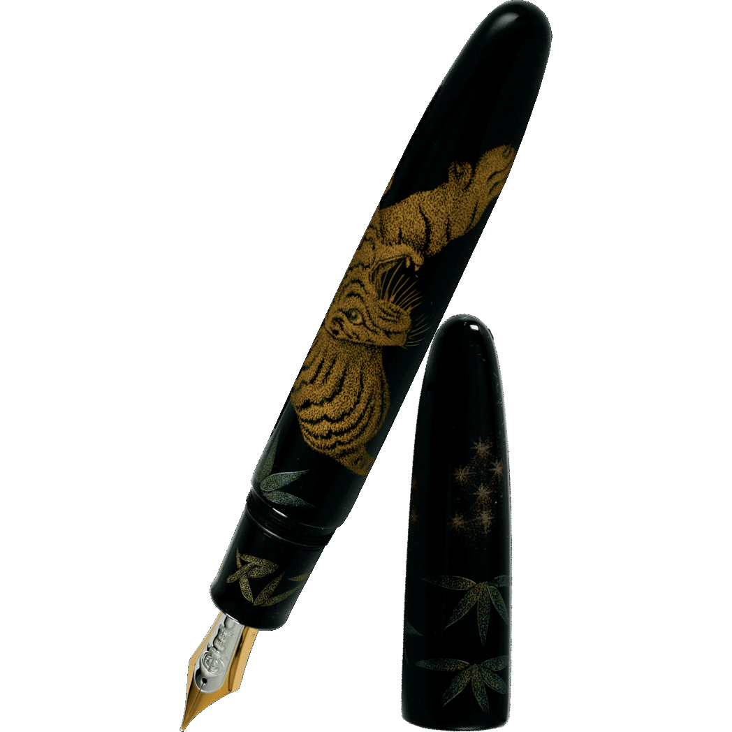 Taccia Miyabi Empress Fountain pen - Limited Edition - Chinkin Tiger - King of Pen (North America Exclusive) - Pen Boutique Ltd