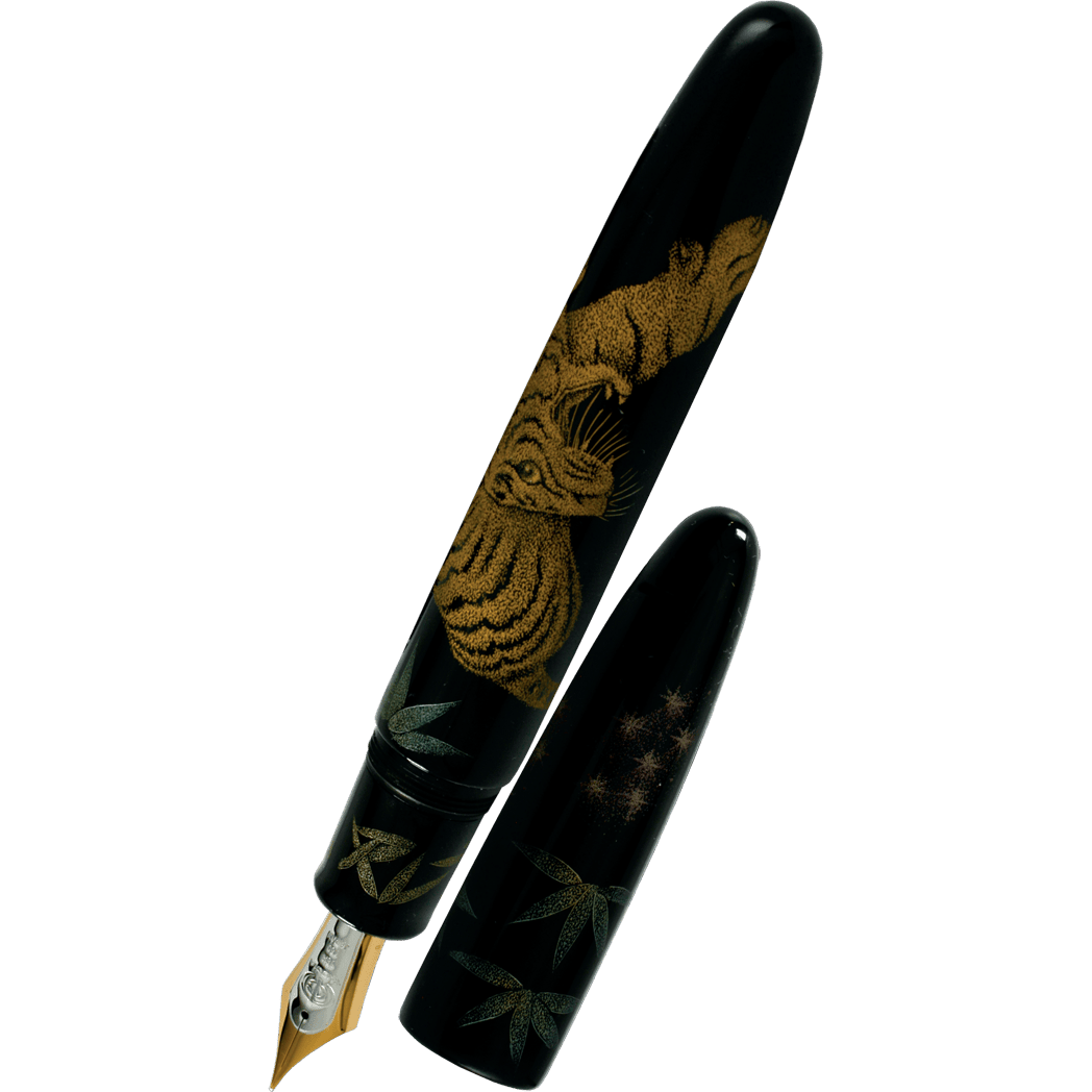 Taccia Miyabi Empress Fountain pen - Limited Edition - Chinkin Tiger - King of Pen (North America Exclusive) - Pen Boutique Ltd