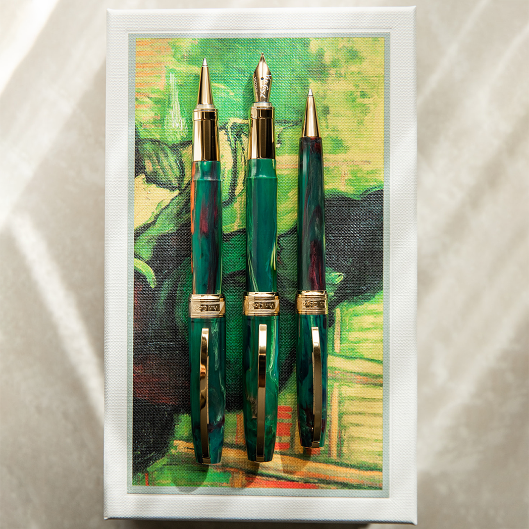 Visconti Van Gogh Rollerball Pen - The Impressionist Novel Reader - Pen Boutique Ltd