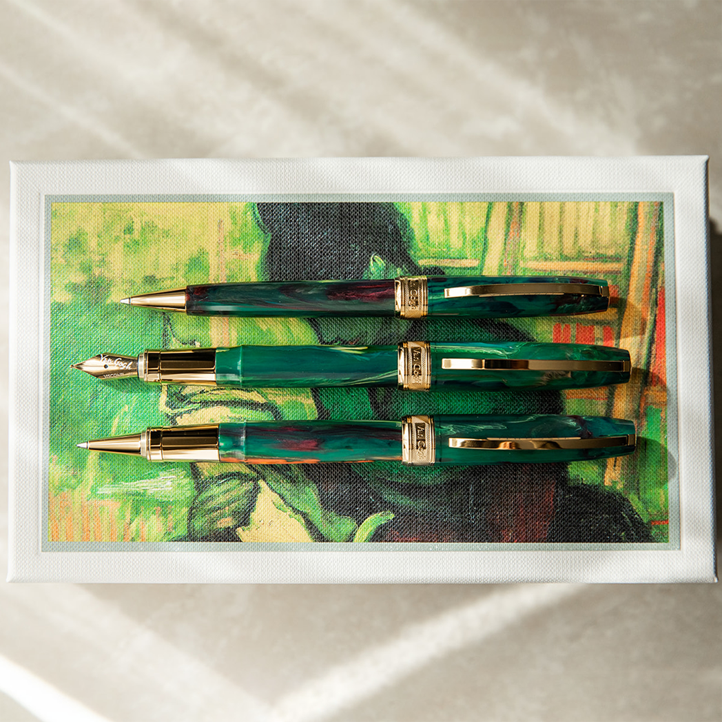 Visconti Van Gogh Rollerball Pen - The Impressionist Novel Reader - Pen Boutique Ltd
