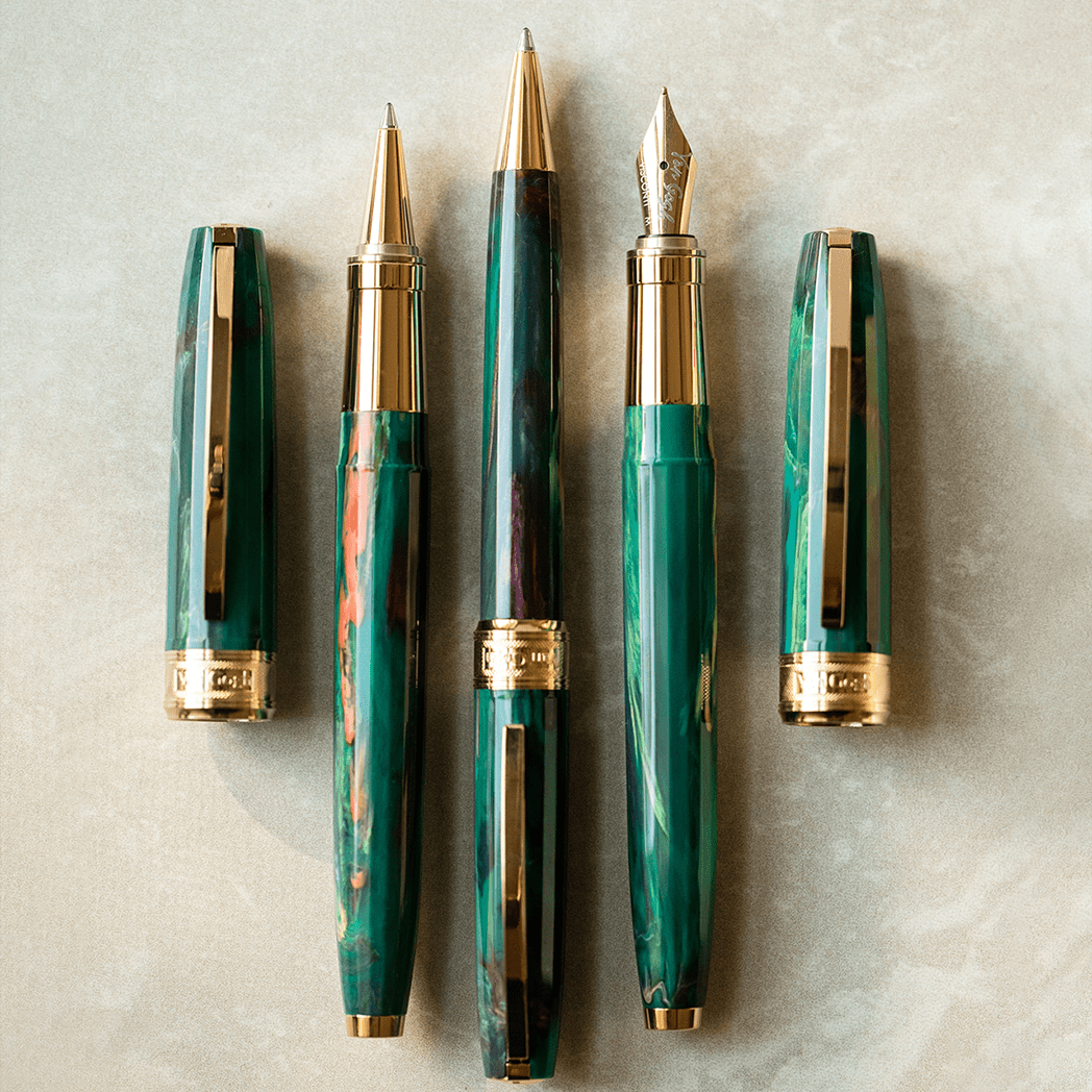 Visconti Van Gogh Fountain Pen - The Impressionist Novel Reader - Pen Boutique Ltd