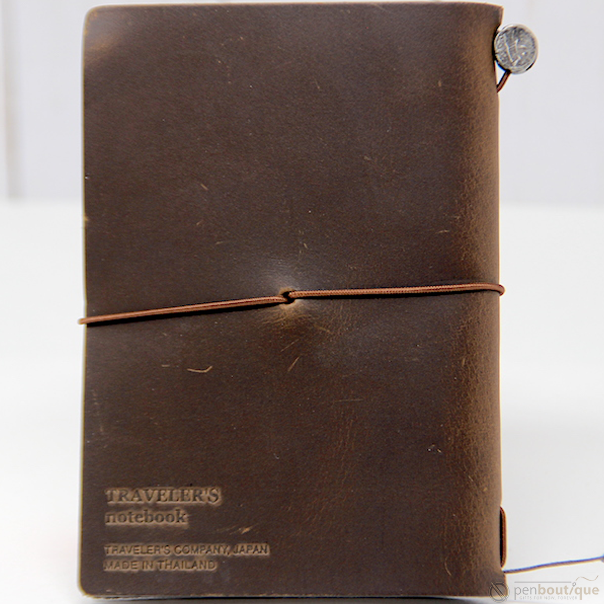 Traveler's Notebook - Brown - Passport Size-Pen Boutique Ltd