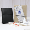 Traveler's Notebook - Black - Passport Size - Pen Boutique Ltd