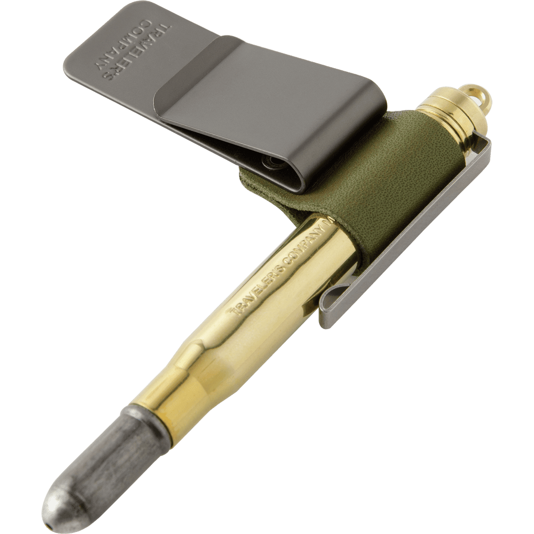 Traveler's Notebook 016 Pen Holder - Olive - Medium - Pen Boutique Ltd
