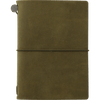 Traveler's Notebook - Olive - Passport Size - Pen Boutique Ltd