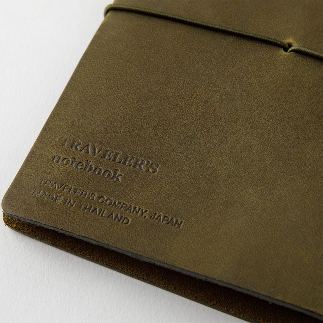 Traveler's Notebook - Olive - Passport Size - Pen Boutique Ltd