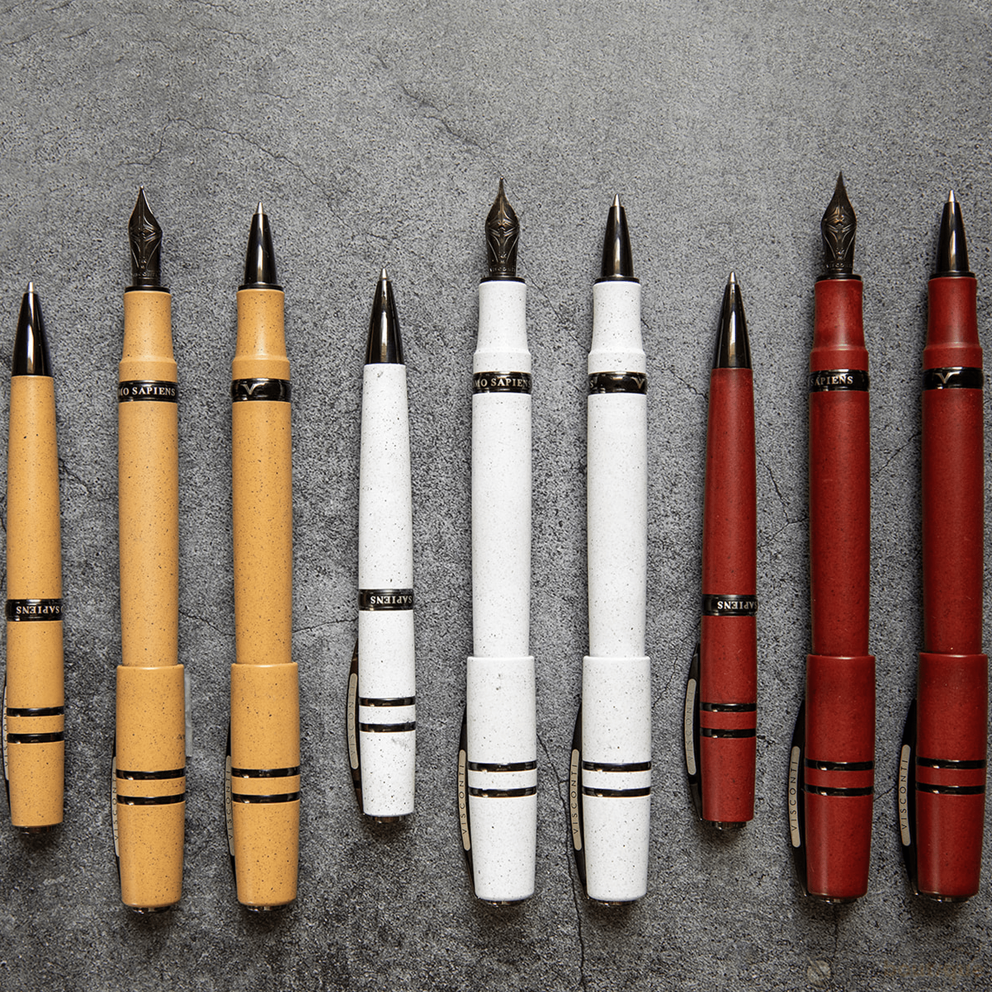 Visconti Homo Sapiens Rollerball Pen - Lava Sandstorm - Pen Boutique Ltd