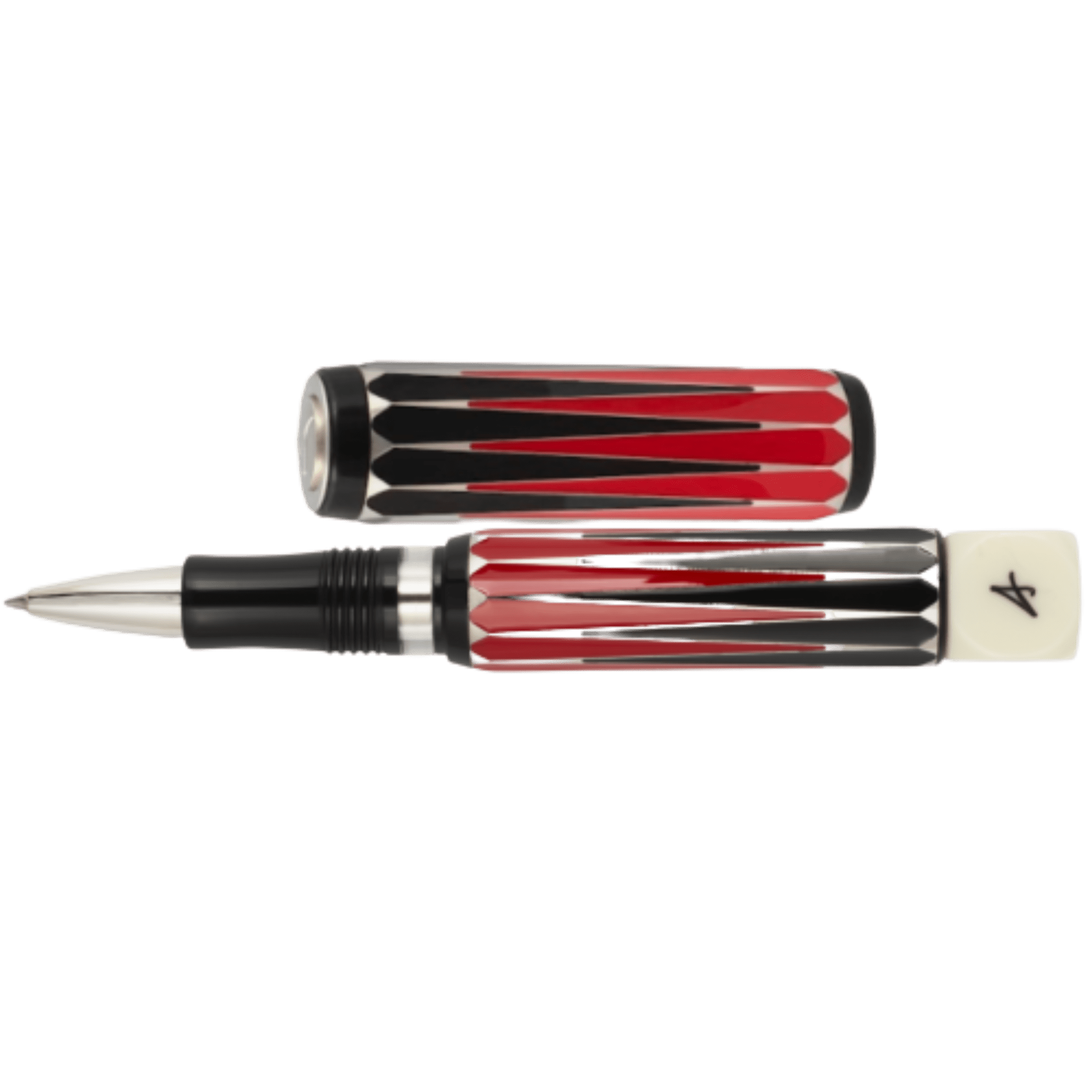 Visconti Backgammon Rollerball Pen - Doubling Cube Blind Cap (Limited Edition) - Pen Boutique Ltd
