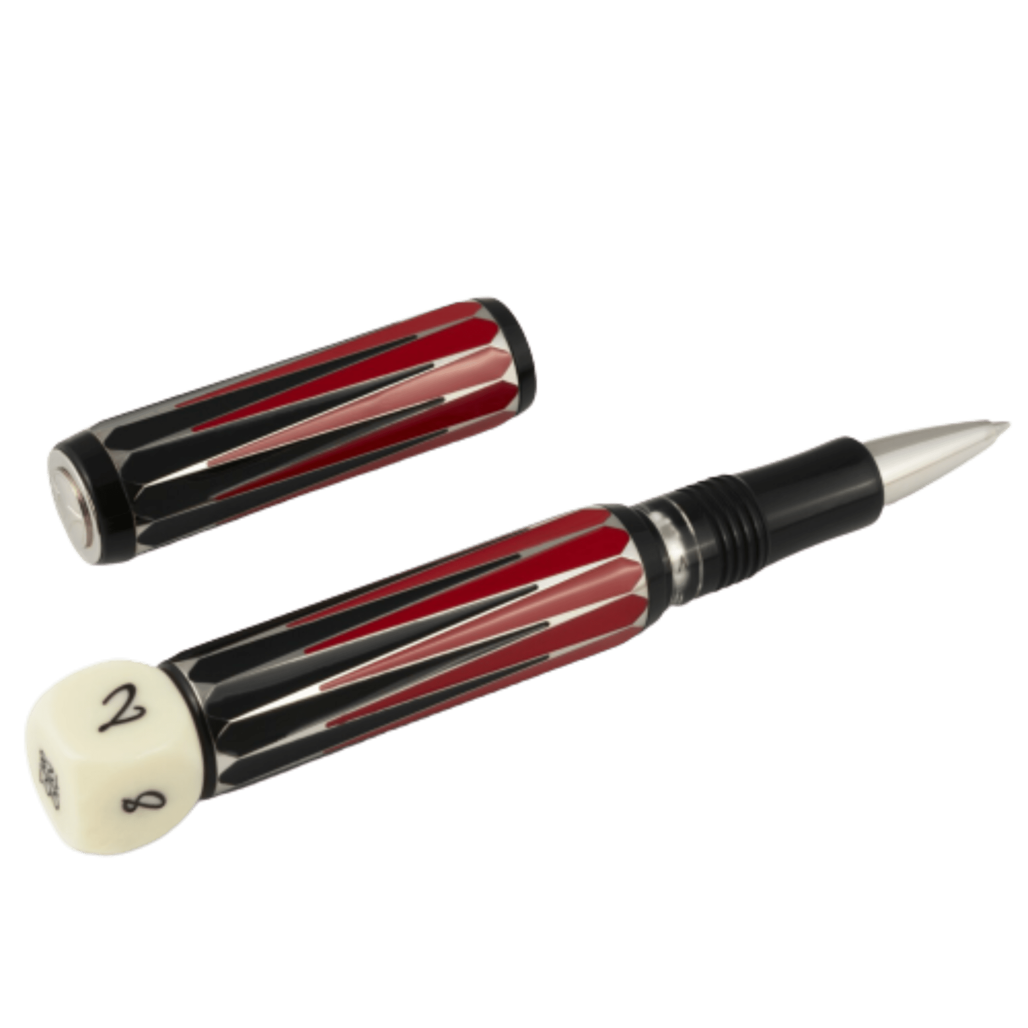 Visconti Backgammon Rollerball Pen - Doubling Cube Blind Cap (Limited Edition) - Pen Boutique Ltd