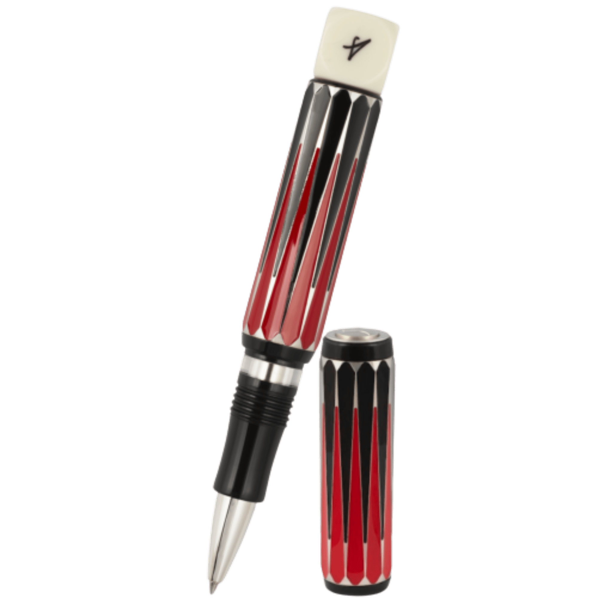 Visconti Backgammon Rollerball Pen - Doubling Cube Blind Cap (Limited Edition) - Pen Boutique Ltd