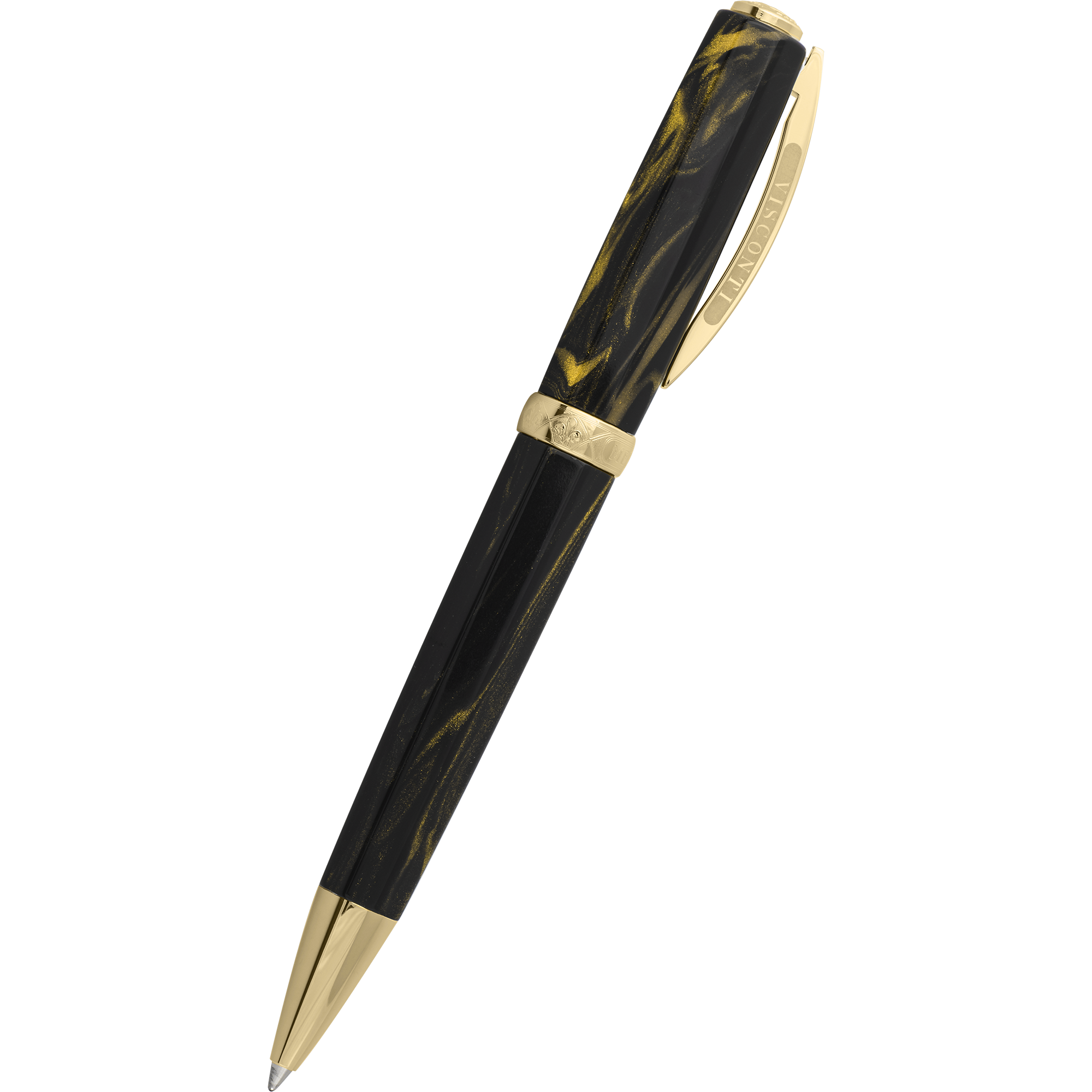 Visconti Ballpoint Pen - Medici Dynasty - Black Basilica-Pen Boutique Ltd
