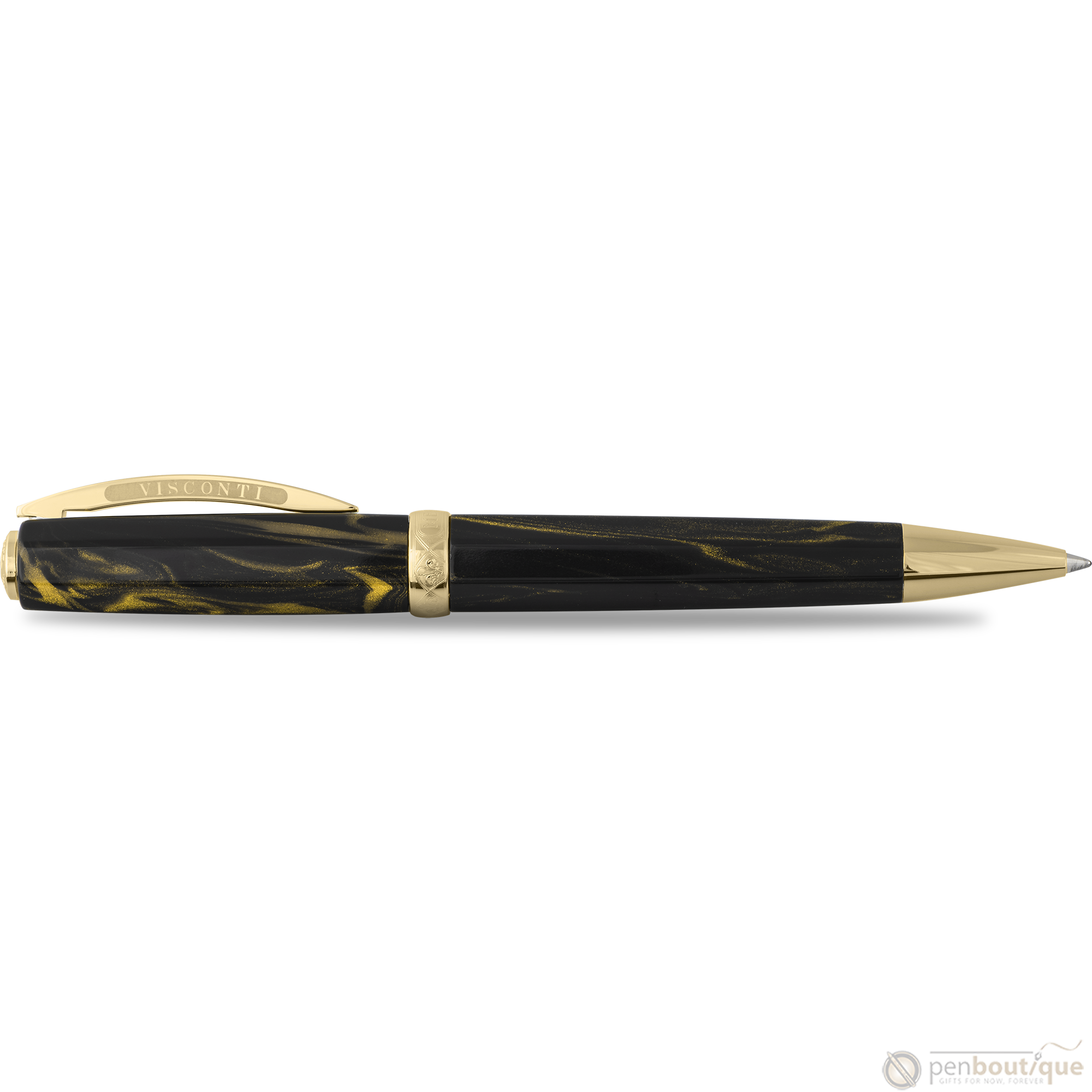 Visconti Ballpoint Pen - Medici Dynasty - Black Basilica-Pen Boutique Ltd