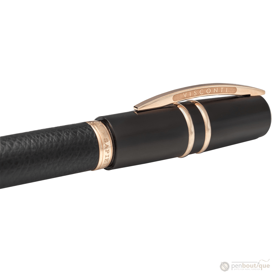 Visconti Homo Sapiens Rollerball Pen - Dual Touch - Black (Oversize) - Pen Boutique Ltd
