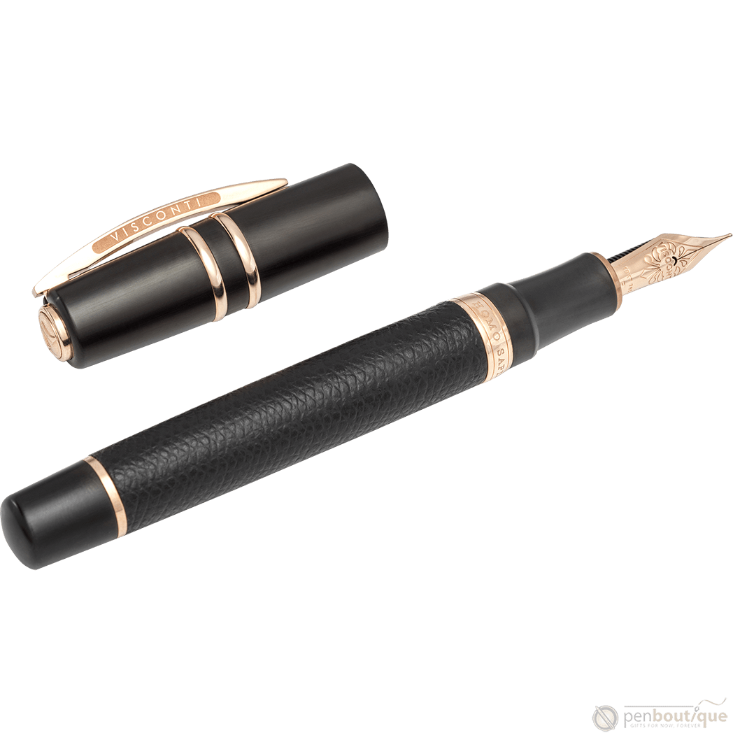 Visconti Homo Sapiens Fountain Pen - Dual Touch - Black (Oversize) - Pen Boutique Ltd