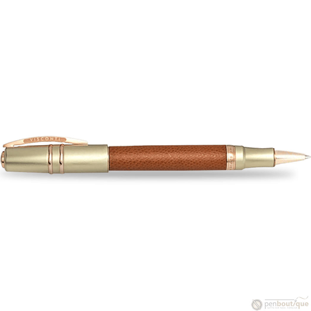 Visconti Homo Sapiens Rollerball Pen - Dual Touch - Cognac (Oversize) - Pen Boutique Ltd