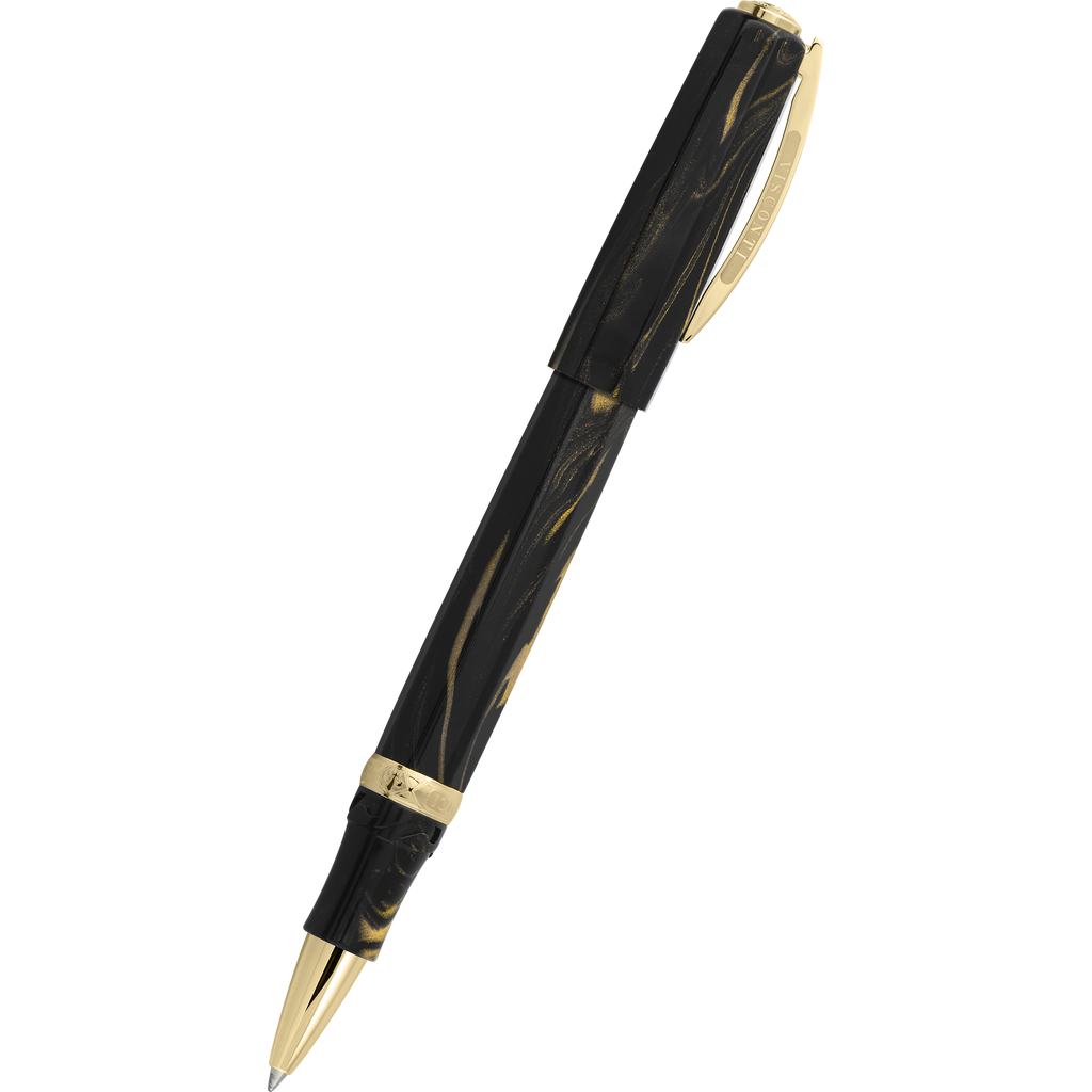 Visconti Rollerball Pen - Medici Dynasty - Black Basilica - Oversize-Pen Boutique Ltd