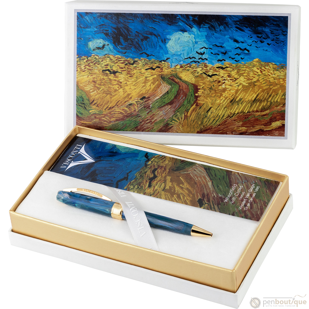 Visconti Van Gogh Ballpoint Pen - Wheatfield with Crows - Pen Boutique Ltd