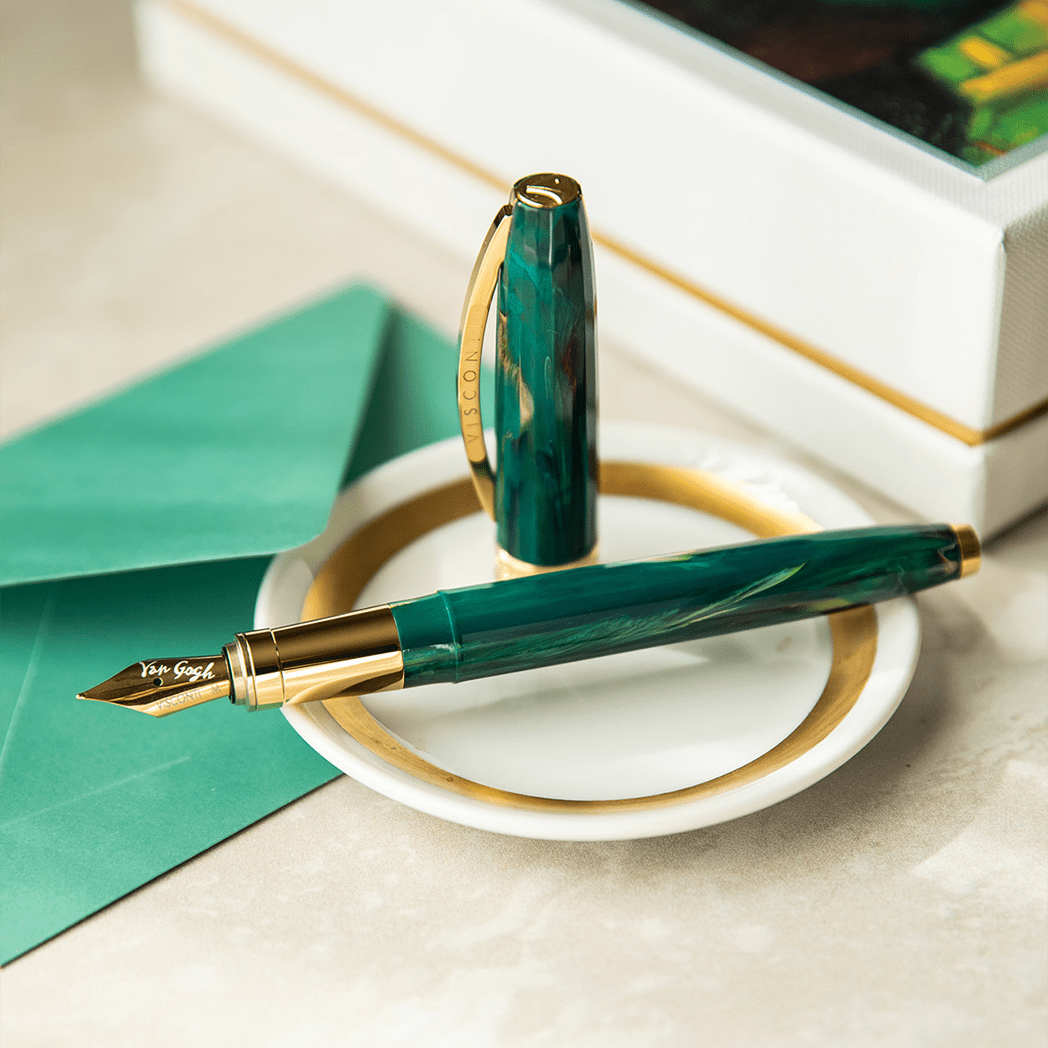 Visconti Van Gogh Fountain Pen - The Impressionist Novel Reader - Pen Boutique Ltd
