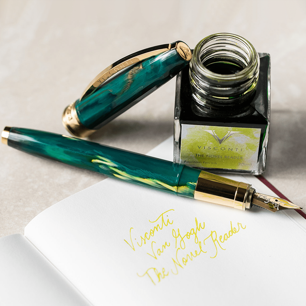 Visconti Van Gogh Fountain Pen - The Impressionist Novel Reader - Pen Boutique Ltd