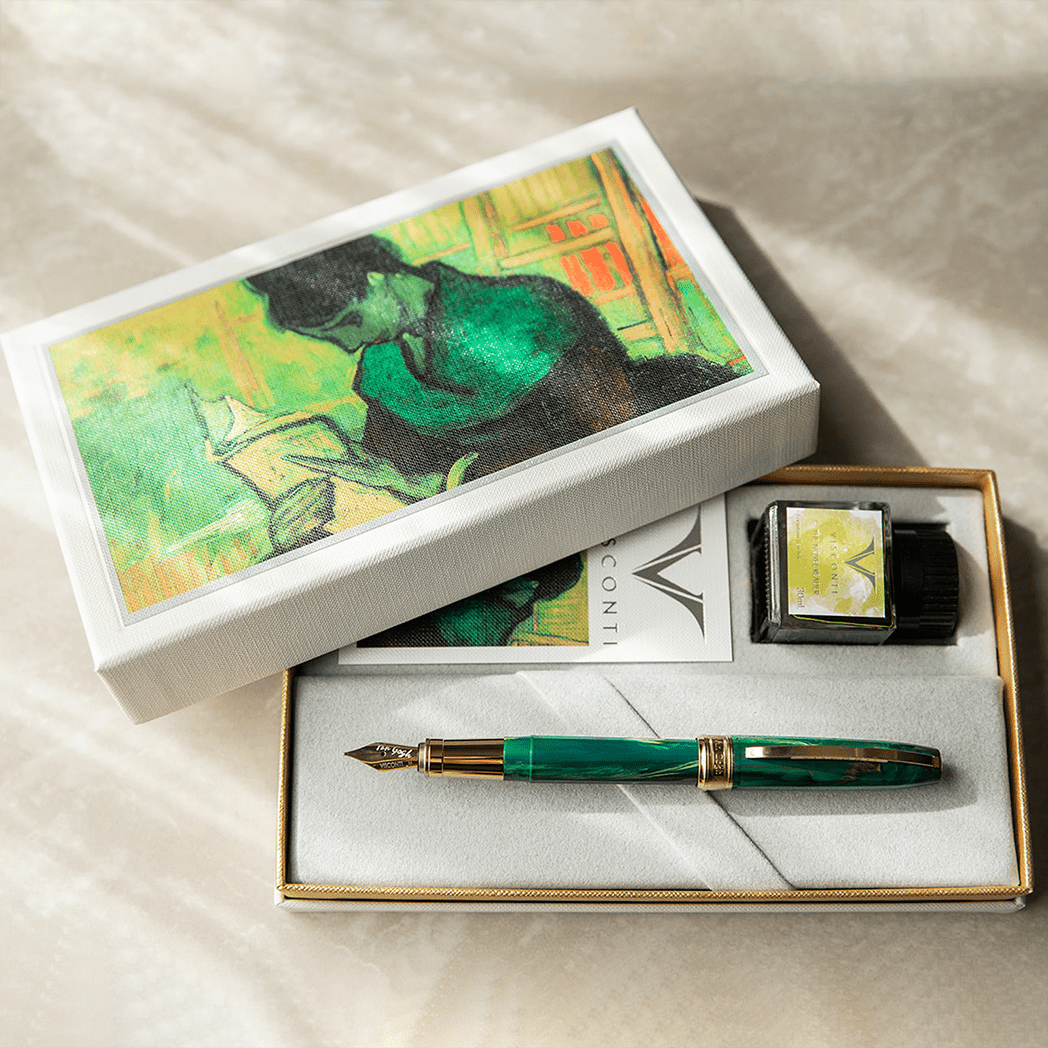 Visconti Van Gogh Fountain Pen - The Impressionist Novel Reader - Pen Boutique Ltd