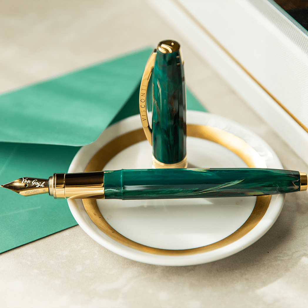 Visconti Van Gogh Fountain Pen - The Impressionist Novel Reader - Pen Boutique Ltd