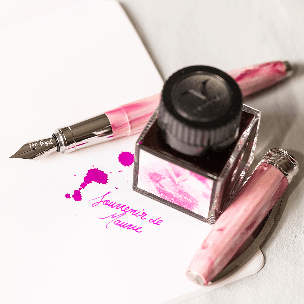 Visconti Van Gogh Ink Bottle - Souvenir de Mauve - Pink - 30ml - Pen Boutique Ltd