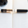 Visconti Homo Sapiens Travel Inkwell - Black - Bronze Trim - Pen Boutique Ltd
