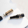 Visconti Homo Sapiens Travel Inkwell - Black - Bronze Trim - Pen Boutique Ltd