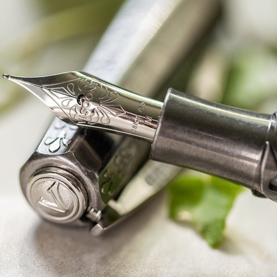 Visconti Medici Il Magnifico Fountain Pen - Verzino Green Marble (Limited Edition) - Pen Boutique Ltd