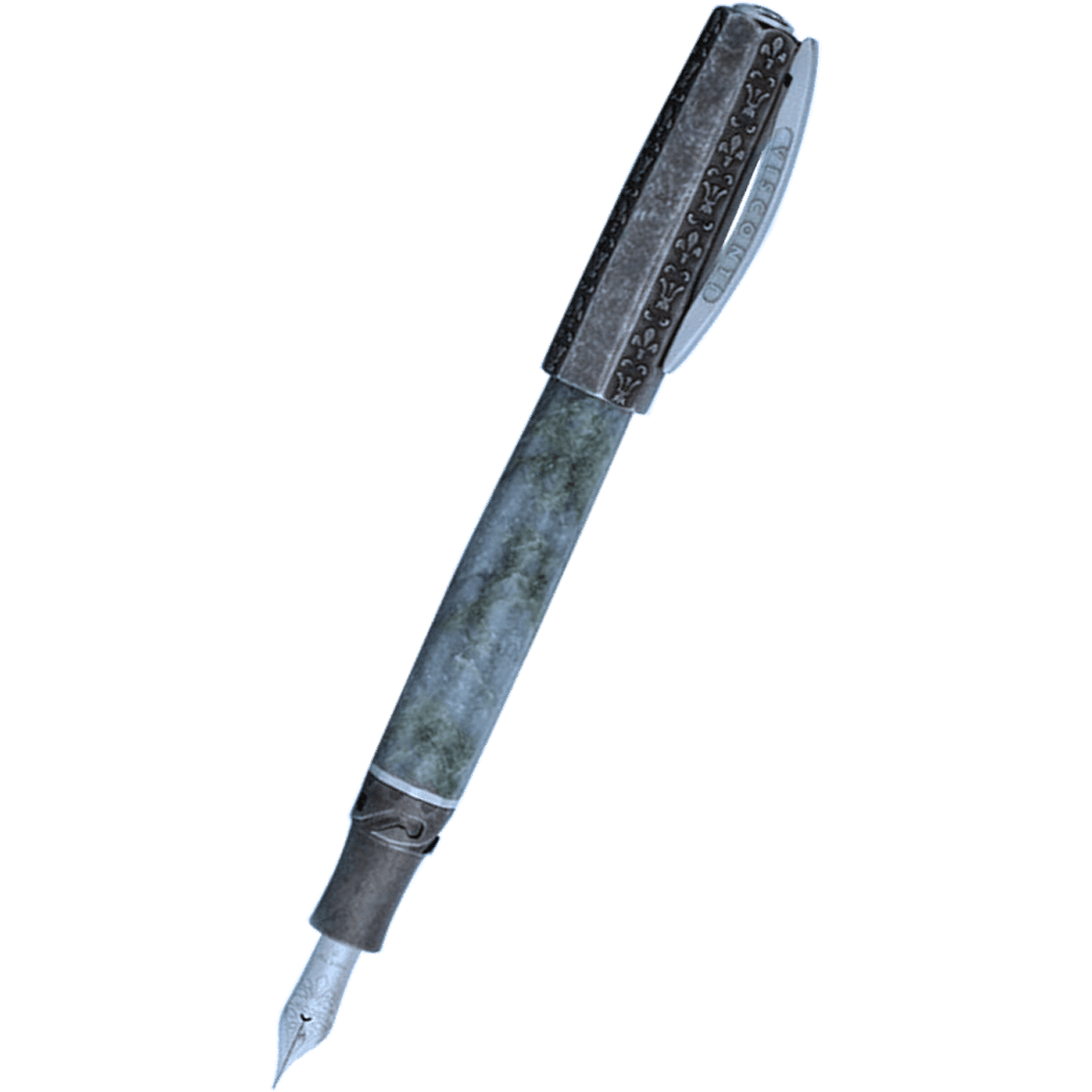Visconti Medici Il Magnifico Fountain Pen - Verzino Green Marble (Limited Edition) - Pen Boutique Ltd