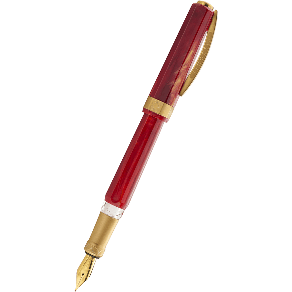 Visconti Opera Gold Fountain Pen - Red - Pen Boutique Ltd