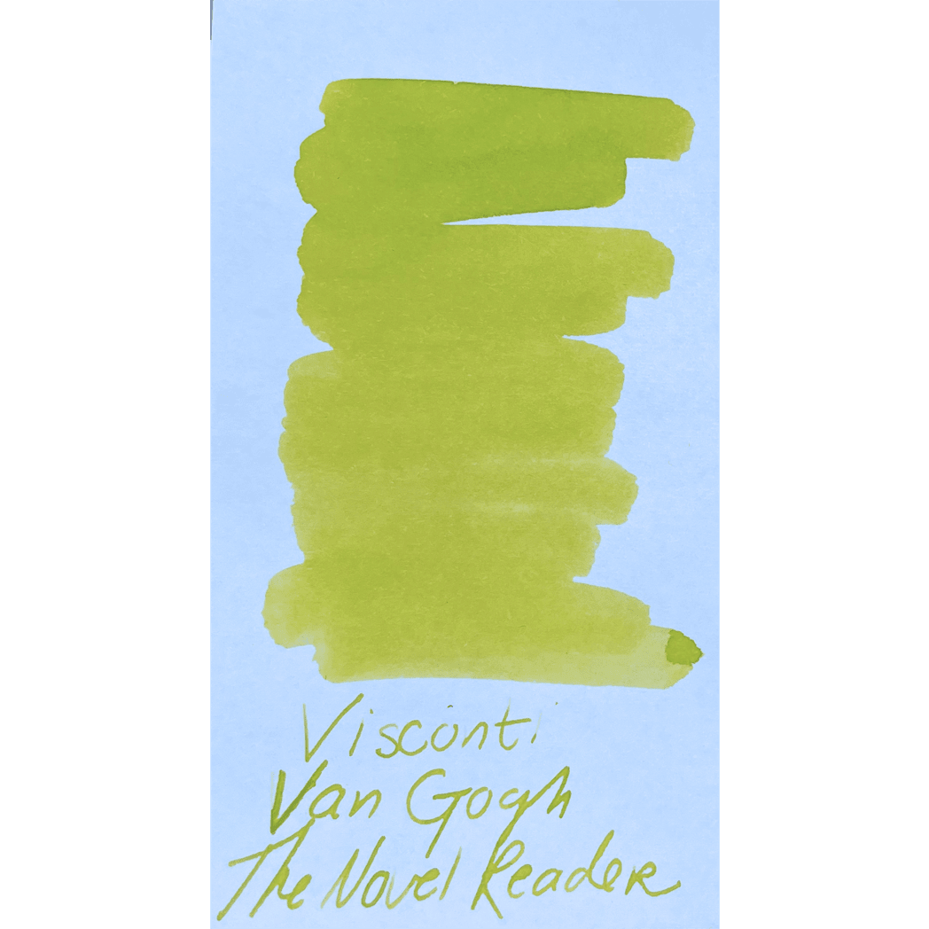 Visconti Van Gogh Ink Bottle - Novel Reader - Lime Green - 30ml - Pen Boutique Ltd