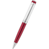 Waldmann Grandeur Ballpoint Pen - Burgundy - Platinum Trim - Pen Boutique Ltd
