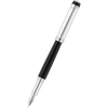 Waldmann Grandeur Fountain Pen - Black - Platinum Trim - Pen Boutique Ltd