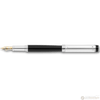 Waldmann Grandeur Fountain Pen - Black - Platinum Trim - Pen Boutique Ltd