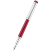 Waldmann Grandeur Fountain Pen - Burgundy - Platinum Trim - Pen Boutique Ltd