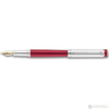 Waldmann Grandeur Fountain Pen - Burgundy - Platinum Trim - Pen Boutique Ltd
