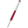 Waldmann Grandeur Fountain Pen - Burgundy - Platinum Trim - Pen Boutique Ltd