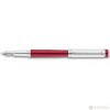 Waldmann Grandeur Fountain Pen - Burgundy - Platinum Trim - Pen Boutique Ltd